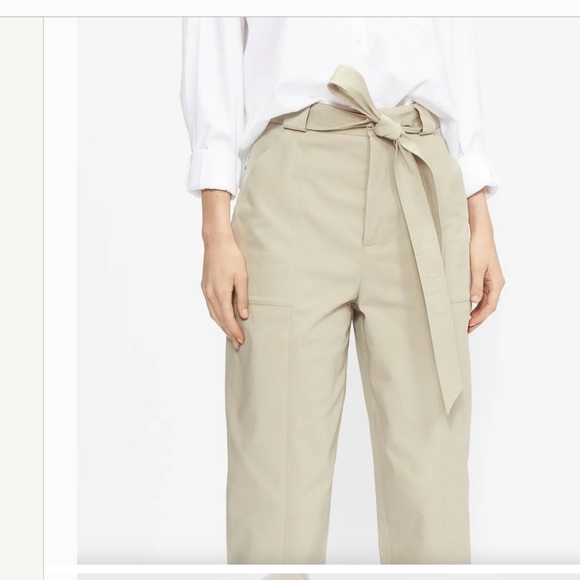 Ted Baker | Indiaz Tie-Waist Barrel Leg Pants - Size 12 (Ted Baker Size 4) - Picture 5 of 5